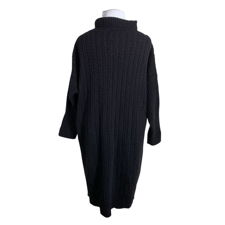 Unisex Papu - Kootud kleit, suurus 44 - Must (2)