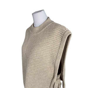 Unisex Gauhar - Kootud vest, suurus 38 - Beige (3)