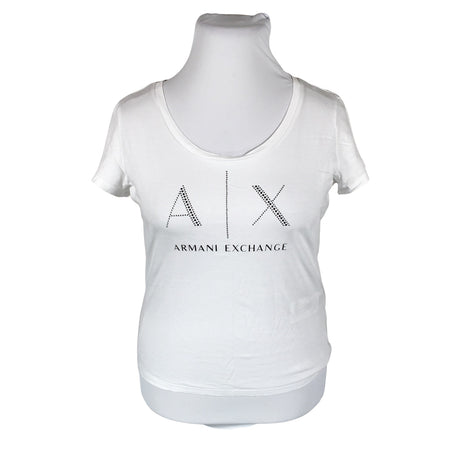 Unisex Armani Exchange - T-särk, suurus 42 - Valge ()