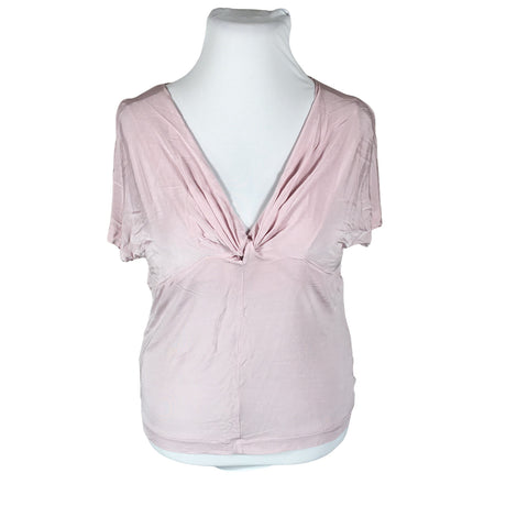 Unisex MaxMara Studio - Lühikeste käistega pluus, suurus 44 - Heleroosa ()