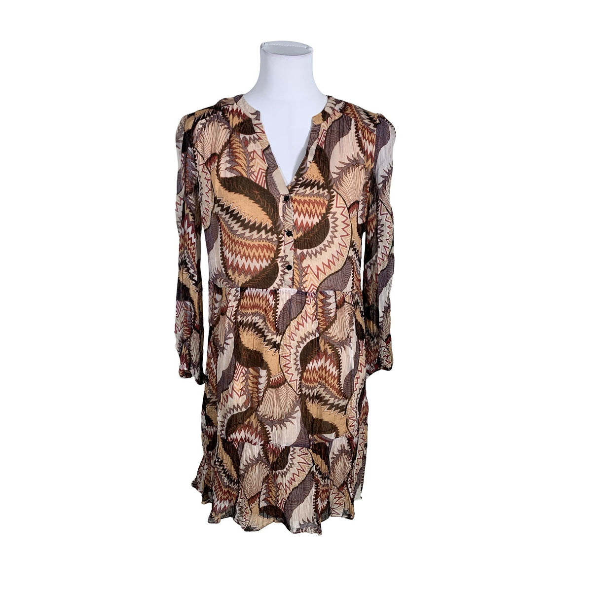 Unisex ba&sh - Õhuke kleit, suurus 40 - Pruun (1)