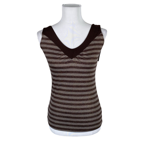 Unisex SisterS point - Trikotaažist topp, suurus 34 - Pruun ()