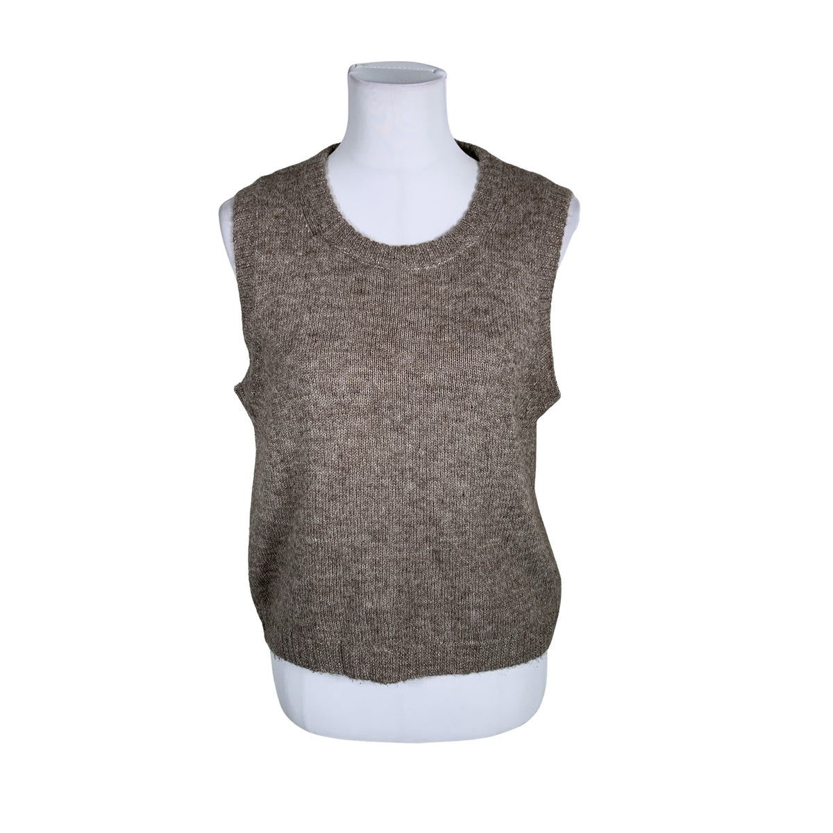 Unisex Part two - Kootud vest, suurus 38 - Pruun (1)
