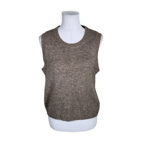 Unisex Part two - Kootud vest, suurus 38 - Pruun (1)