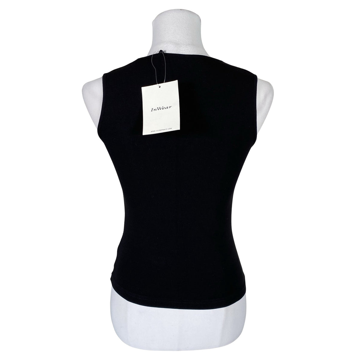 Unisex InWear - Trikotaažist topp, suurus 36 - Must (2)