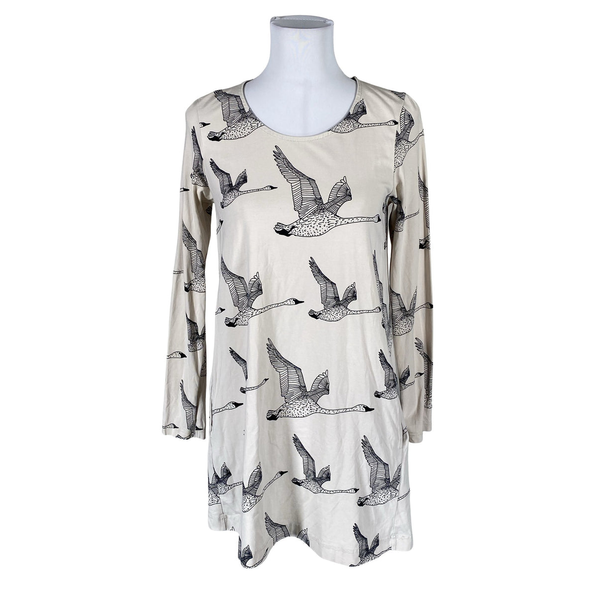 Unisex NOSH - Trikotaažist tuunika, suurus 36 - Beige (1)