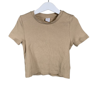 Unisex Lindex - T-särk, suurus 122 - 128 - Beige (1)