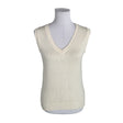 Unisex Brandy Melville - Kootud vest, suurus 36 - Looduslik valge ()