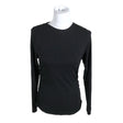 Unisex Lindex - Trikotaažist pluus, suurus 38 - Must ()