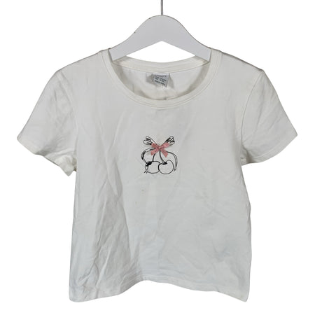 Unisex Lindex - T-särk, suurus 134 - 140 - Valge ()
