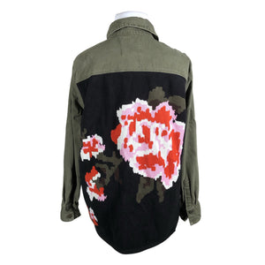 Unisex Anthropologie - Õhuke jope, suurus 42 - Roheline (2)