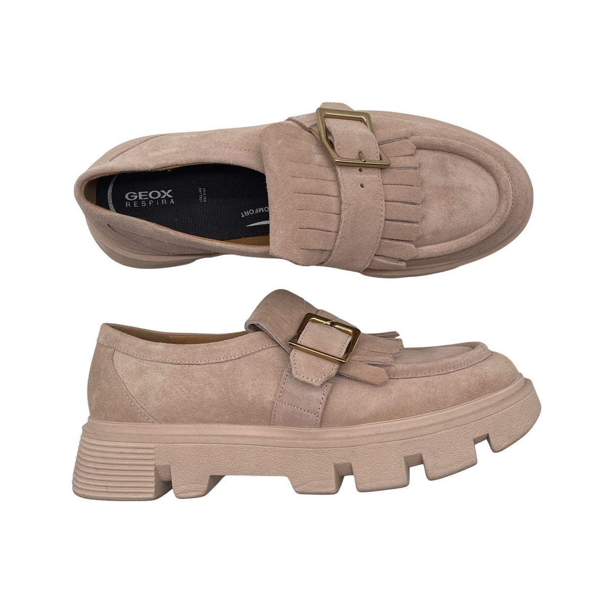 Unisex Geox - Mokassiinid, suurus 38 - Heleroosa (1)
