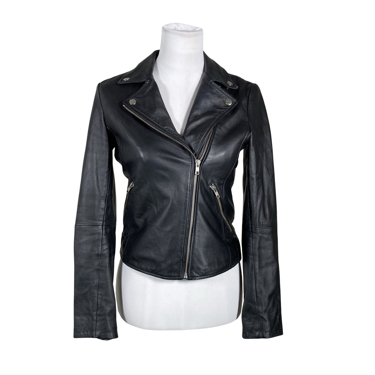 Unisex Selected - Nahktagi, suurus 34 - Must (1)