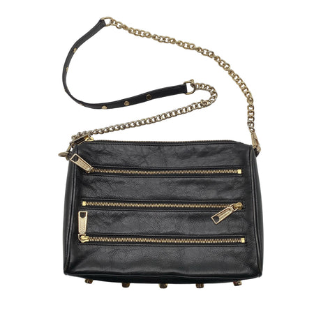 Unisex Rebecca Minkoff - Õlakott, suurus Midi - Must (2)