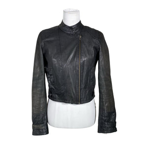 Unisex Lindex - Nahktagi, suurus 36 - Must (1)