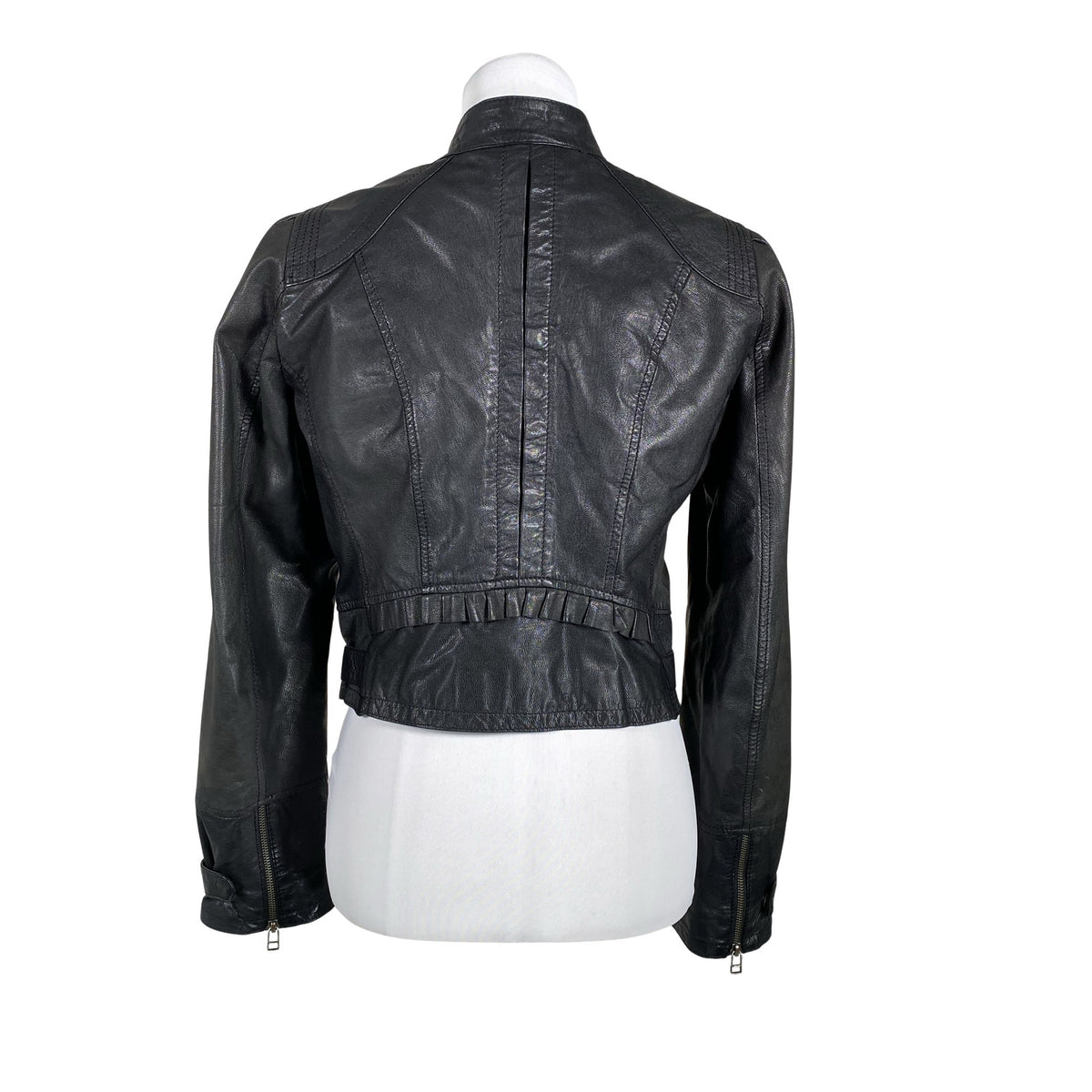 Unisex Lindex - Nahktagi, suurus 36 - Must (2)