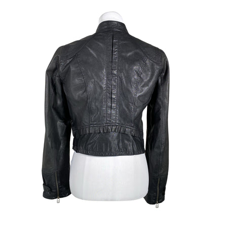 Unisex Lindex - Nahktagi, suurus 36 - Must (2)