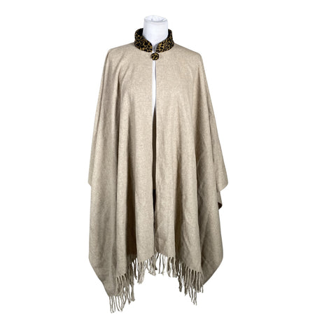 Unisex Lanificio Cerruti - Pontšo, suurus 38 - Beige ()