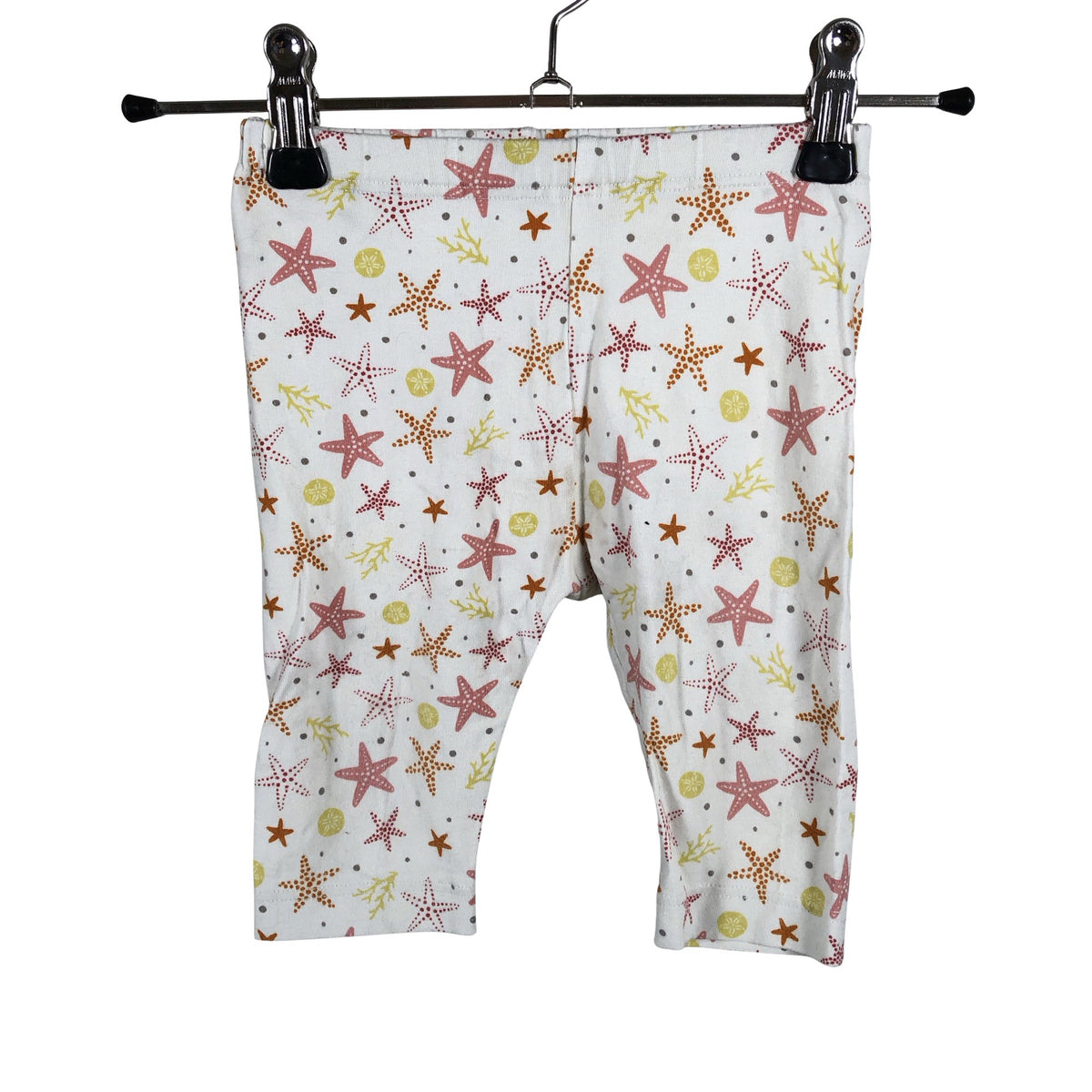 Unisex Uniqlo - Trikotaažist lühikesed püksid, suurus 74 - 80 - Valge (1)