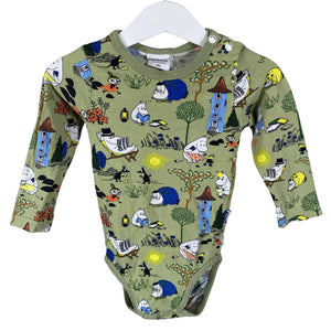 Unisex Moomin by Martinex - Bodi, suurus 74 - 80 - Roheline (1)