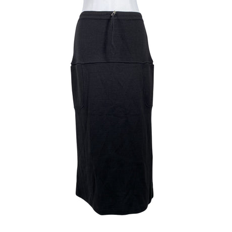 Unisex Sonia Rykiel - Kootud seelik, suurus 38 - Must ()