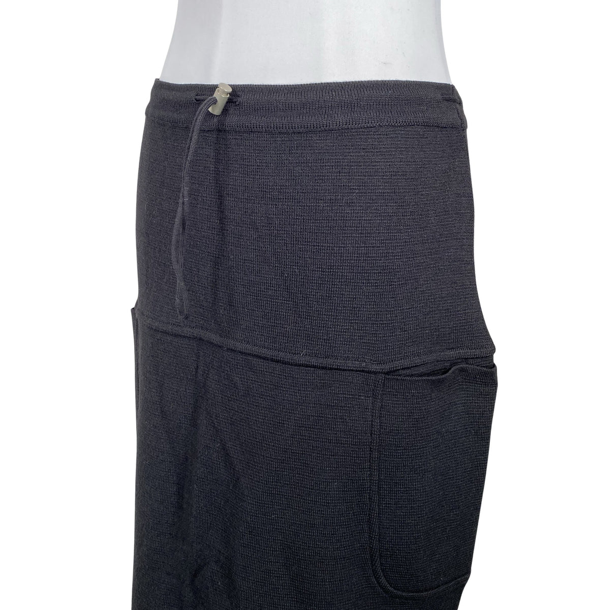 Unisex Sonia Rykiel - Kootud seelik, suurus 38 - Must (2)