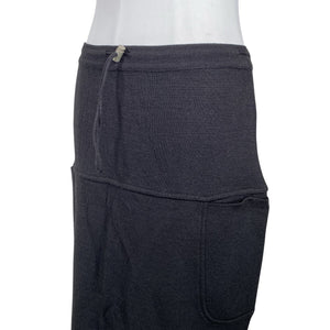 Unisex Sonia Rykiel - Kootud seelik, suurus 38 - Must (2)