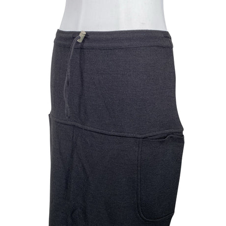 Unisex Sonia Rykiel - Kootud seelik, suurus 38 - Must (2)