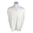 Unisex William De Faye - Kootud vest, suurus 40 - Valge ()