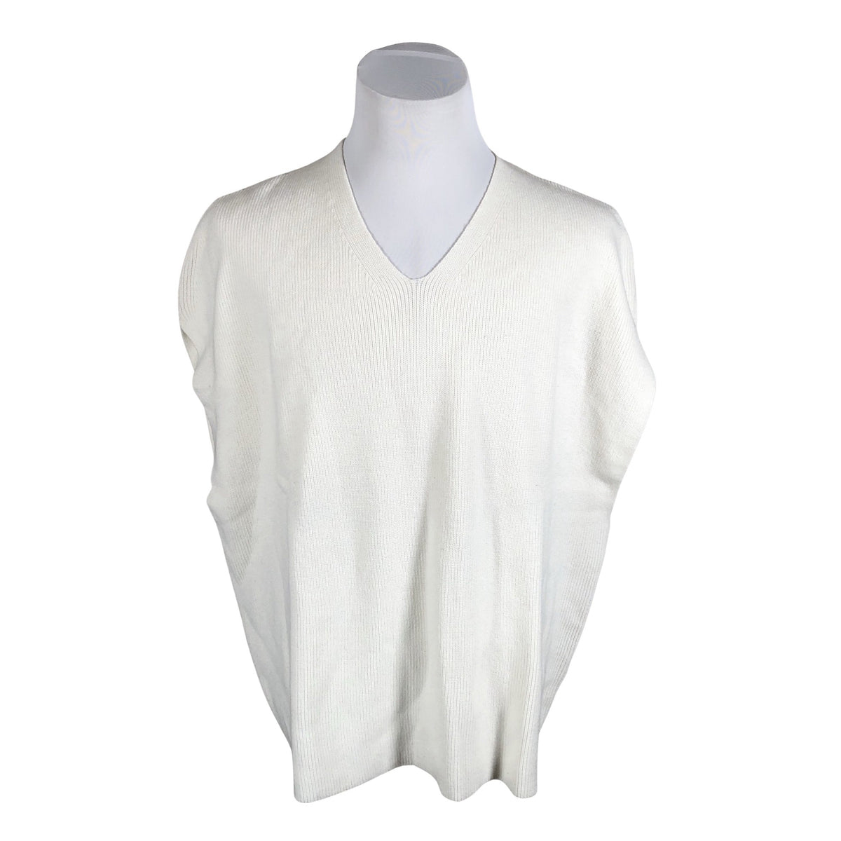 Unisex William De Faye - Kootud vest, suurus 40 - Valge (1)