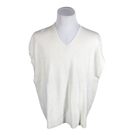 Unisex William De Faye - Kootud vest, suurus 40 - Valge ()
