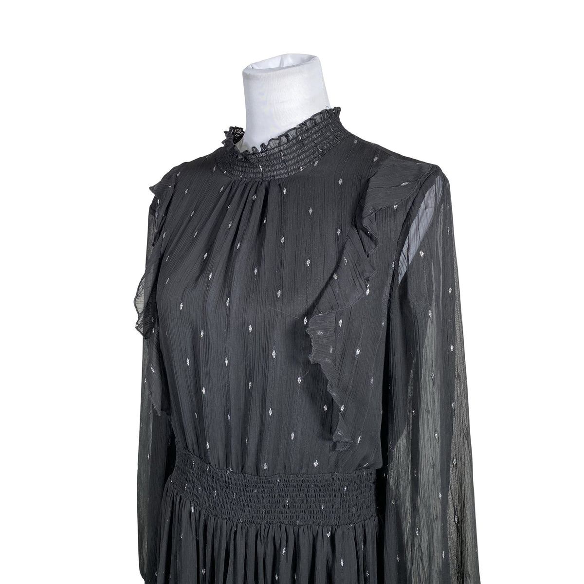 Unisex Silvian Heach - Õhuke kleit, suurus 38 - Must (2)
