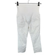Unisex H&M Mama - Teksast poolpikad püksid, suurus 36 - Valge ()
