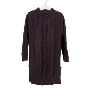 Unisex POMPdeLUX - Kootud kleit, suurus 122 - 128 - Lilla (1)