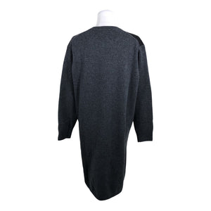 Unisex Uniqlo - Kootud kleit, suurus 40 - Hall (2)