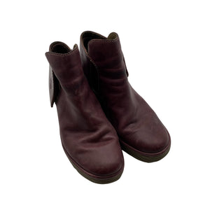 Unisex FLY London - Poolsaapad, suurus 38 - Veinipunane (2)
