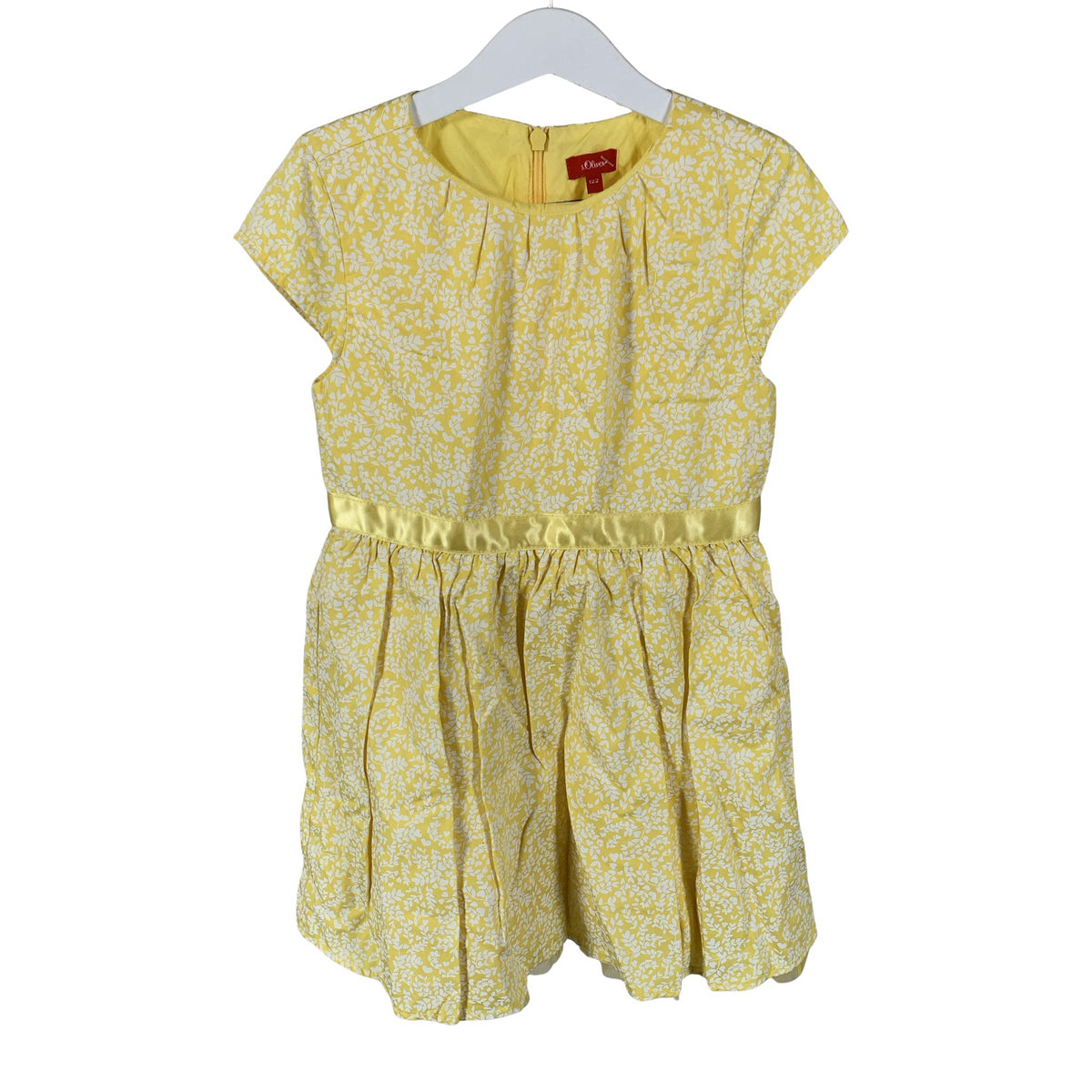 Unisex s.Oliver - Mitteveniv kleit, suurus 116 - 122 - Kollane (1)