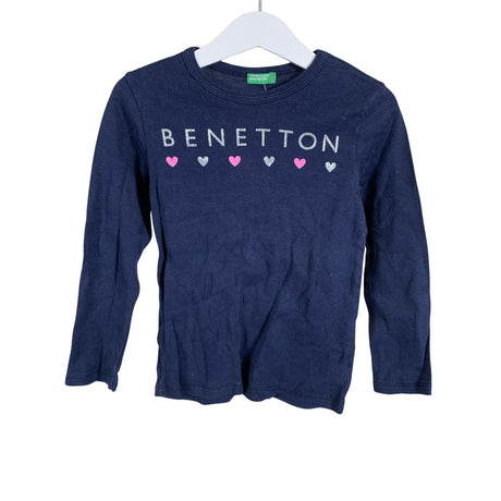 Unisex Benetton - Trikotaažist pluus, suurus 104 - 110 - Sinine ()