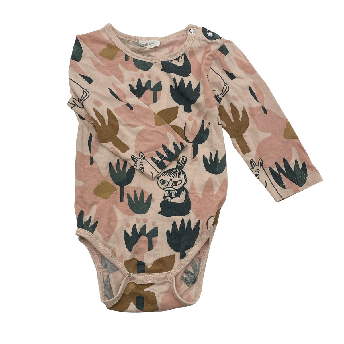 Unisex Martinex - Bodi, suurus 74 - 80 - Heleroosa (1)