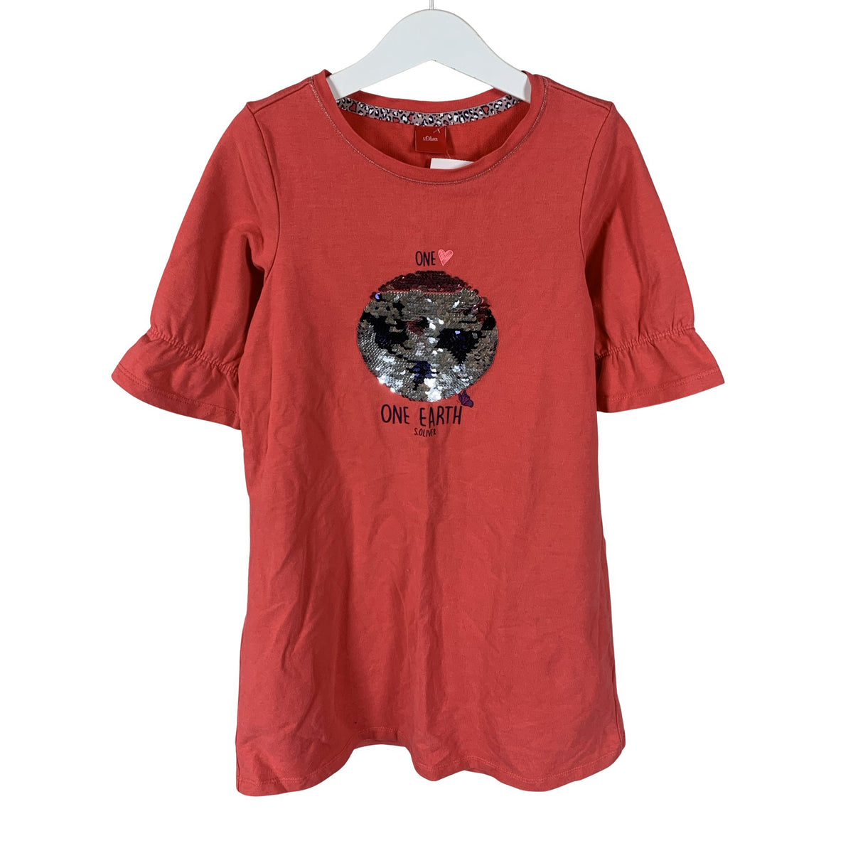 Unisex s.Oliver - Dressikangast kleit, suurus 122 - 128 - Punane (1)
