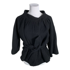 Unisex Tara Jarmon - Villane mantel, suurus 40 - Must (1)