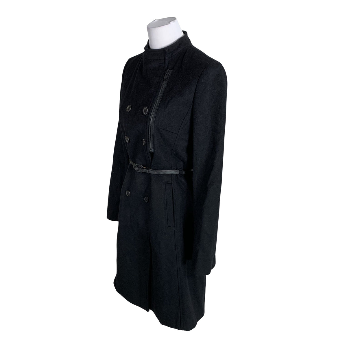 Unisex InWear - Villane mantel, suurus 36 - Must (3)