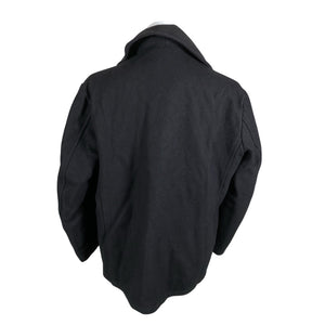 Unisex Pea Coat - Villane mantel, suurus XL - Must (2)