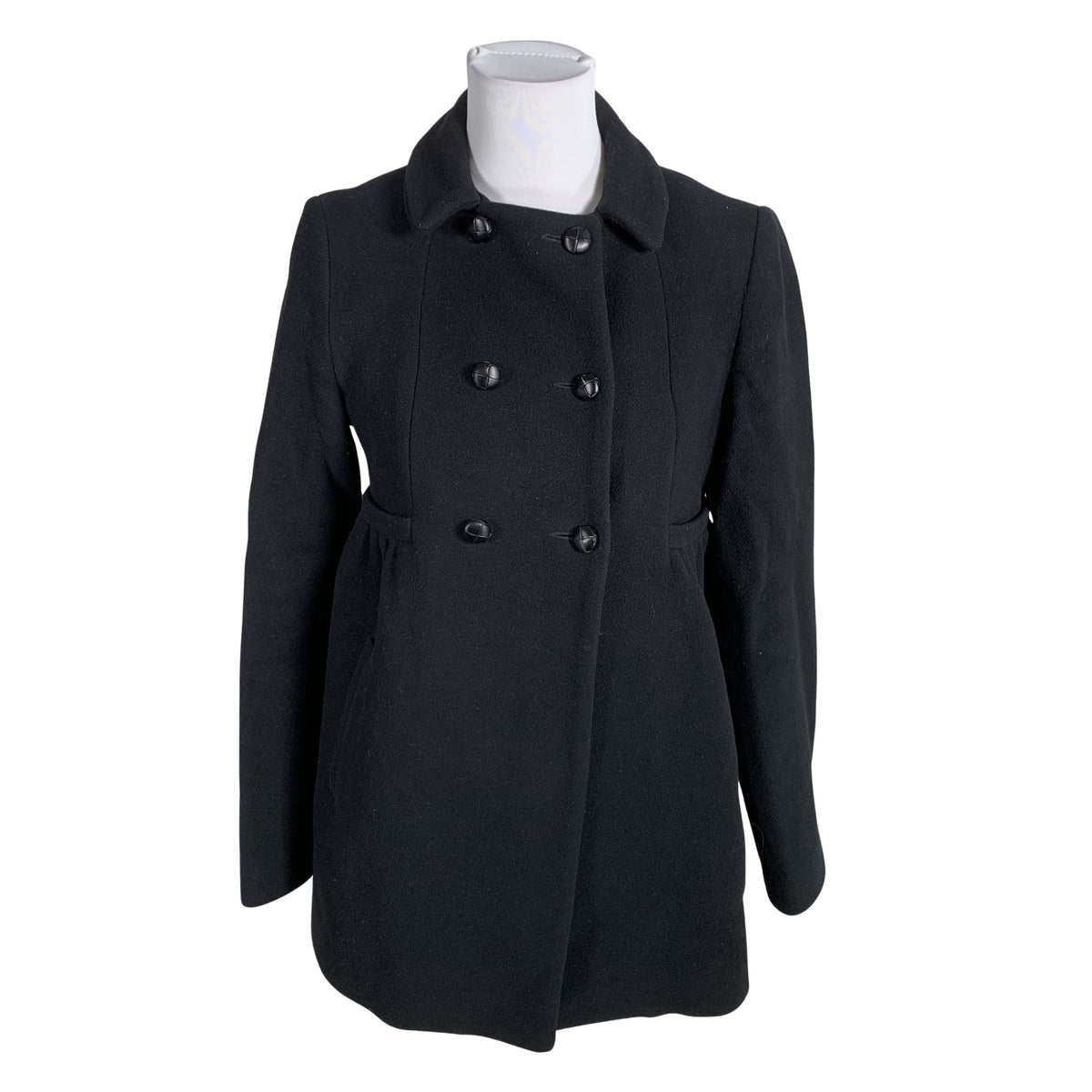 Unisex Tara Jarmon - Villane mantel, suurus 38 - Must (1)