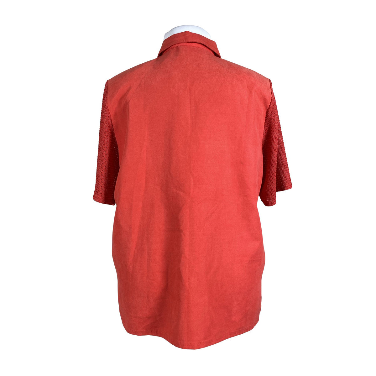 Unisex Queensway - Lühikeste käistega pluus, suurus 42 - Punane (2)