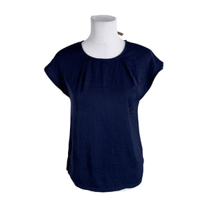 Unisex Holly & Whyte by Lindex - Lühikeste käistega pluus, suurus 36 - Sinine (1)
