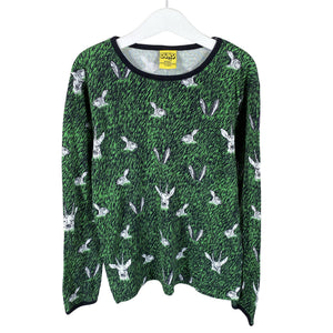 Unisex Duns - Trikotaažist pluus, suurus 134 - 140 - Roheline (1)
