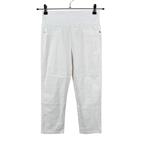 Unisex Free Quent - Mittevenivad poolpikad püksid, suurus 36 - Valge ()