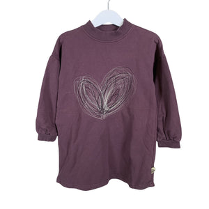 Unisex POMPdeLUX - Dressikangast kleit, suurus 104 - 110 - Veinipunane (1)
