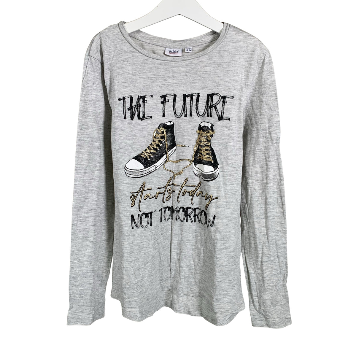 Unisex Blukids - Trikotaažist pluus, suurus 152 - 158 - Hall (1)